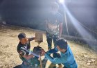 Kerja Tanpa Batas, Satgas TMMD 128 Kodim 0817/Gresik Lembur Malam Demi Jalan Usaha Tani Desa Slempit 
