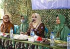 Persit Wujudkan Keluarga Sehat di Pelayanan KB Gratis TMMD 128 Gresik ‎
