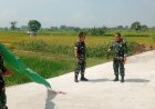 Pabandya Bakti TNI Sterdam V/Brawijaya Tinjau Progres TMMD ke-128 Kodim Gresik di Desa Slempit 