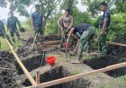 Pembangunan Desa Slempit Terus Bergerak, Satgas TMMD Kodim 0817/Gresik Bangun Tandon Air
