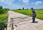 Satgas TMMD 128 Berhasil Sulap Jalan Becek Jadi Cor Beton Kokoh